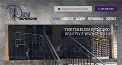 Desktop Screenshot of dreamironwork.com